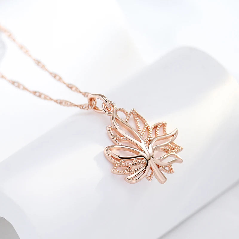 585 Plated Gold Color Fashion Women Necklace