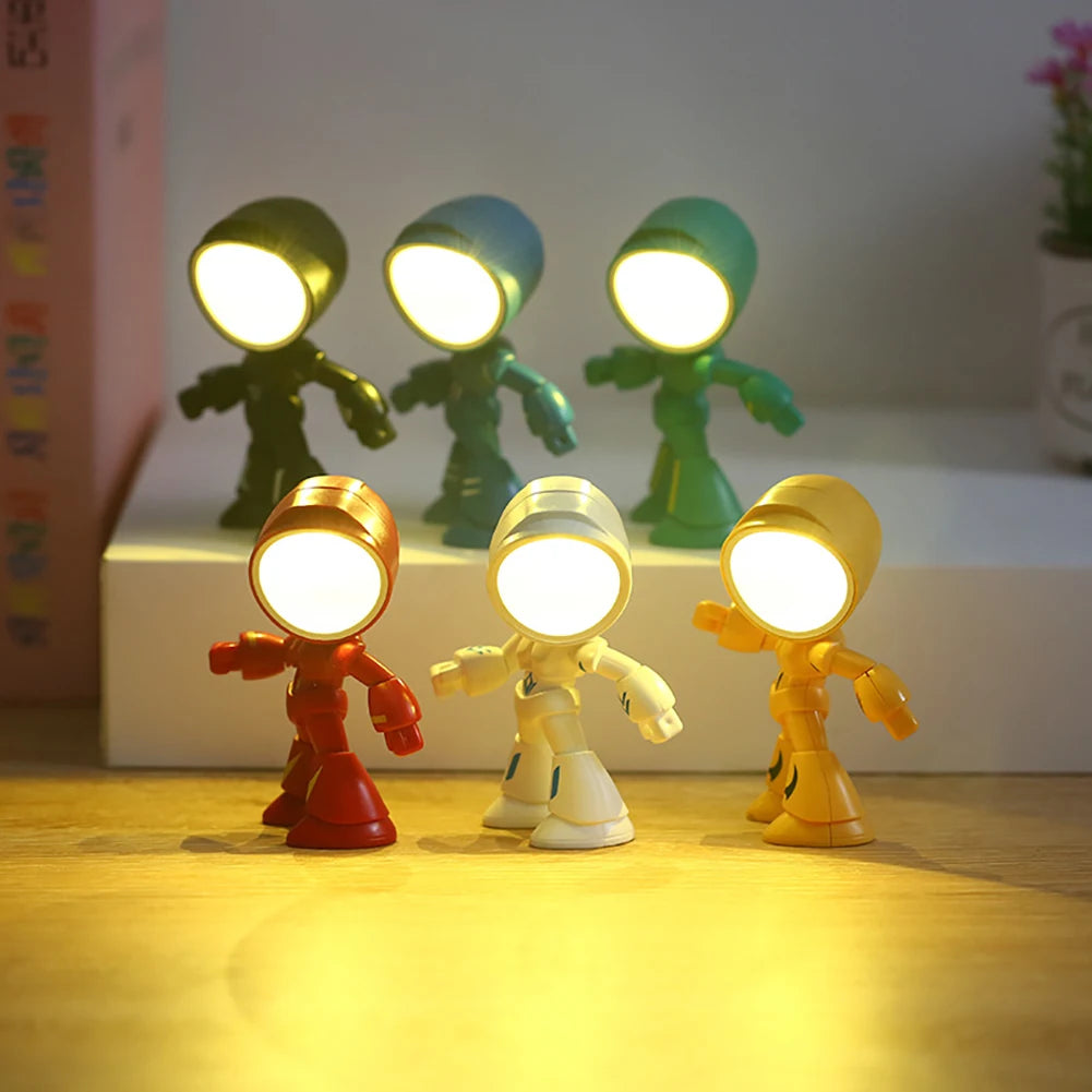 Desk Lamp Light Cartoon Hero