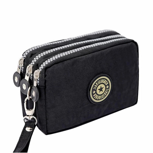 Portable Women Wallet Make-up Bag