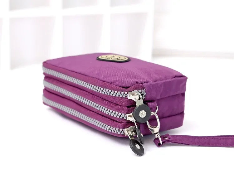 Portable Women Wallet Make-up Bag