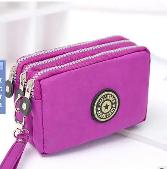 Portable Women Wallet Make-up Bag