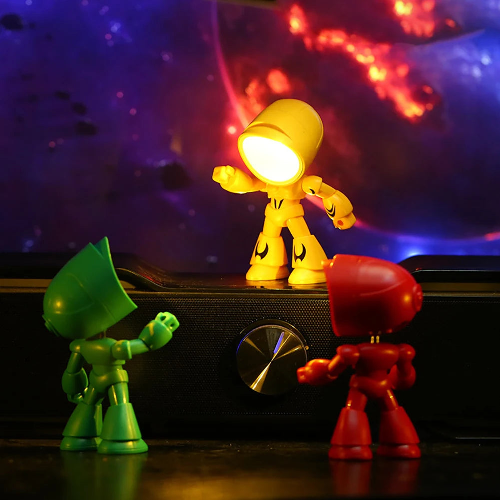 Desk Lamp Light Cartoon Hero