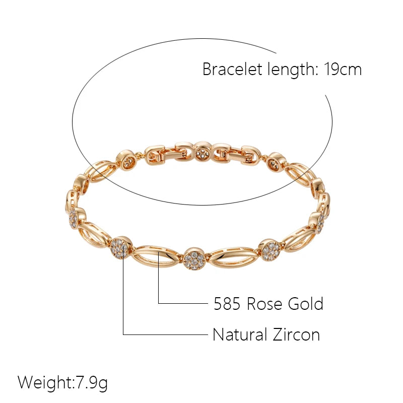 585 Rose Gold Bracelet for Women