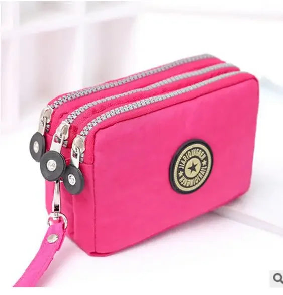 Portable Women Wallet Make-up Bag