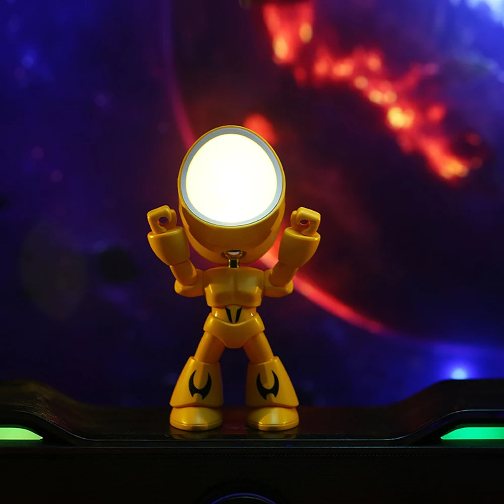 Desk Lamp Light Cartoon Hero